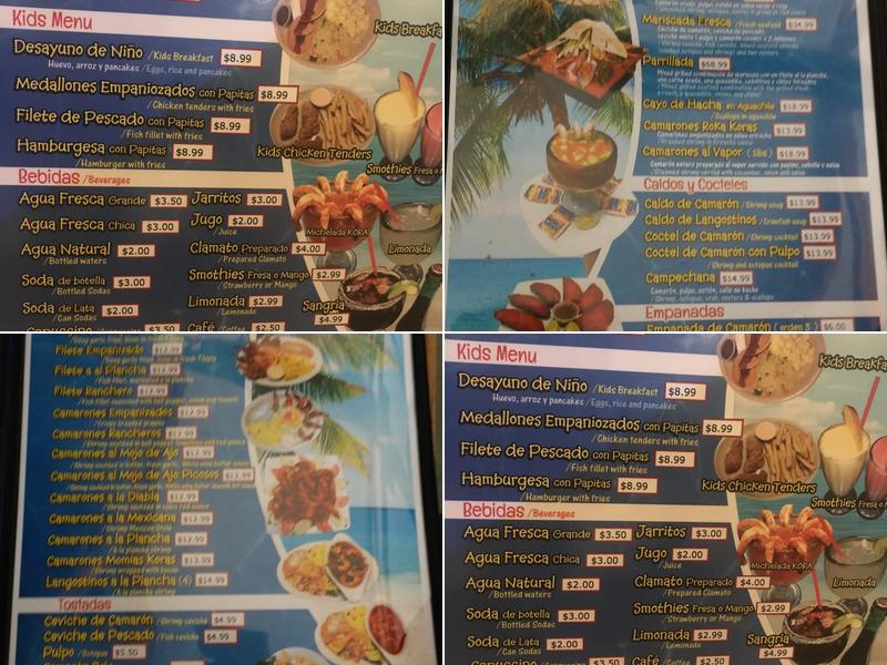 Checo's Restaurant Menu