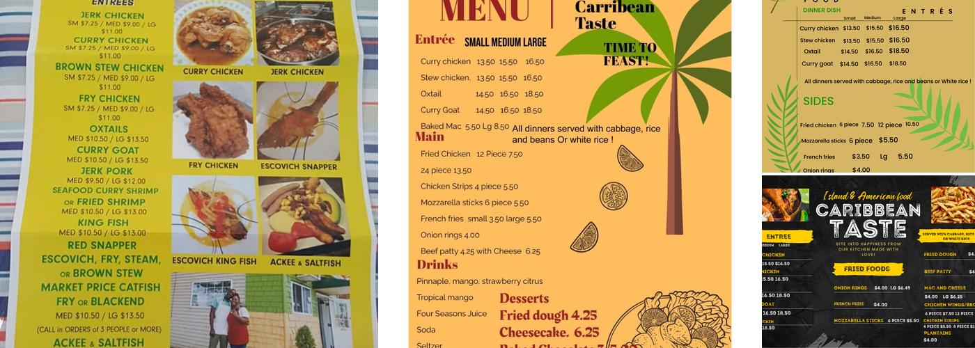 Caribbean Taste Menu