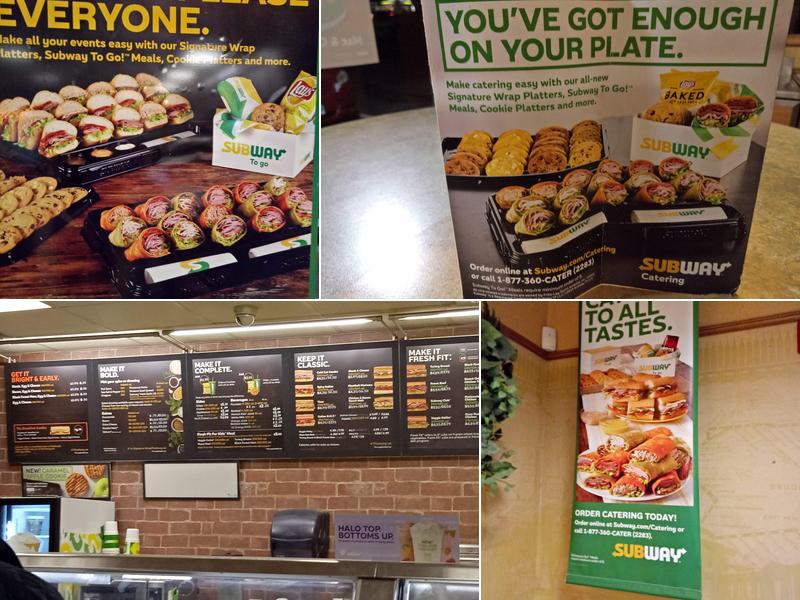 Subway Menu