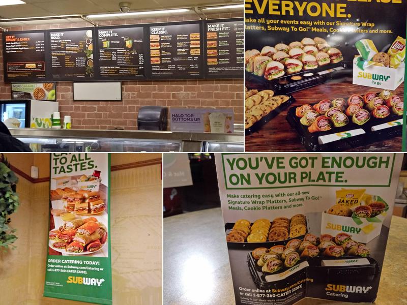 Subway Menu