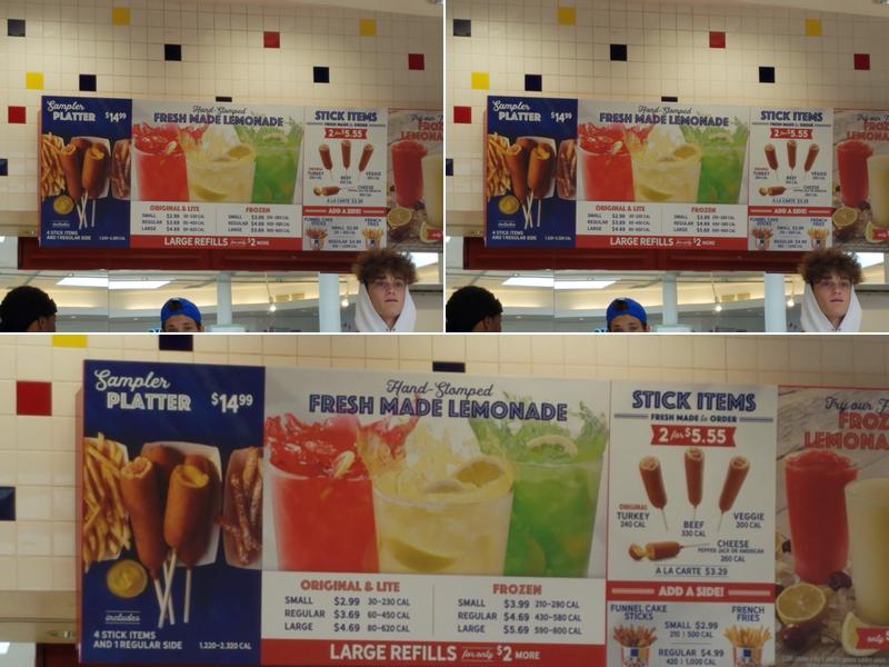 Hot Dog on a Stick Menu