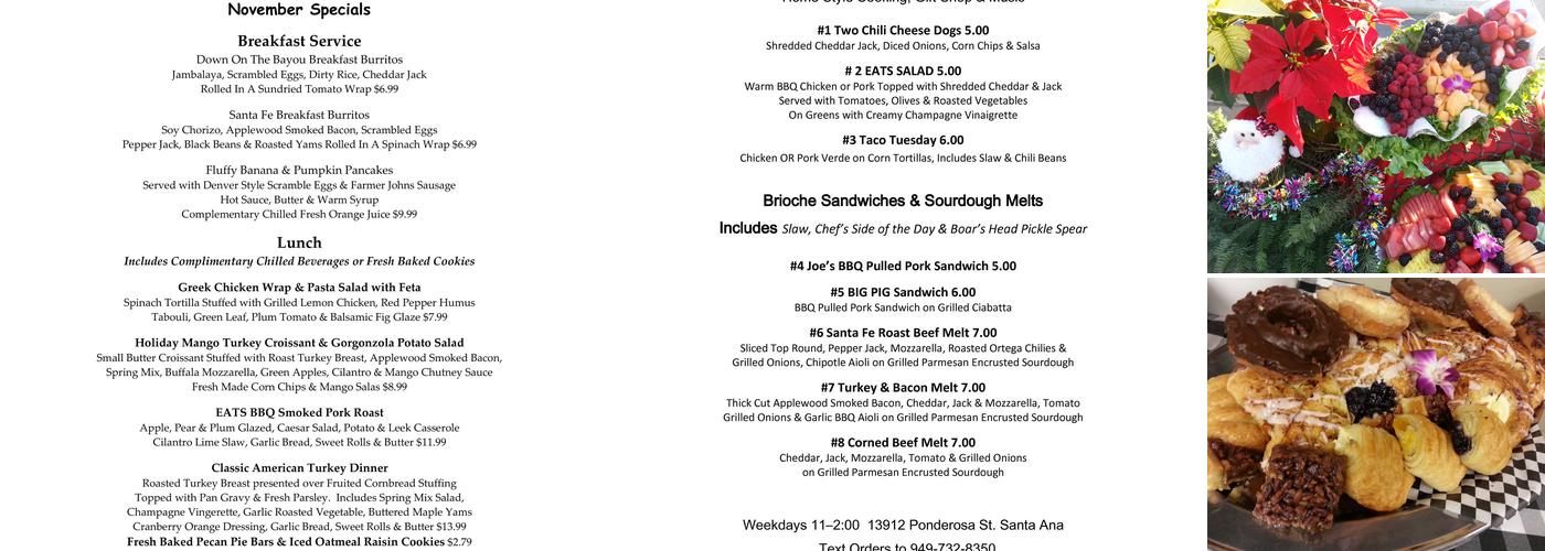 Anders Catering - EATS BBQ Menu