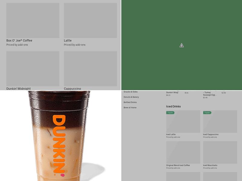 Dunkin' Menu