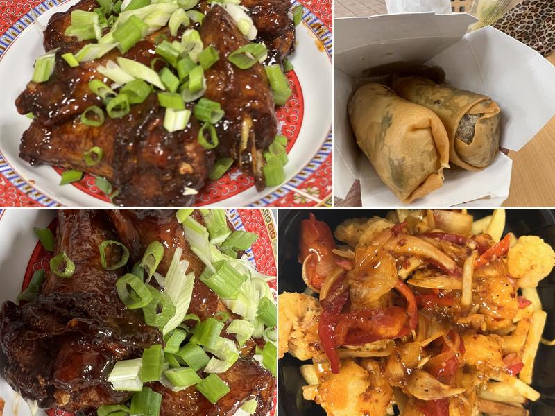 Thai Chhimski's Egg Rolls And Stir Fry