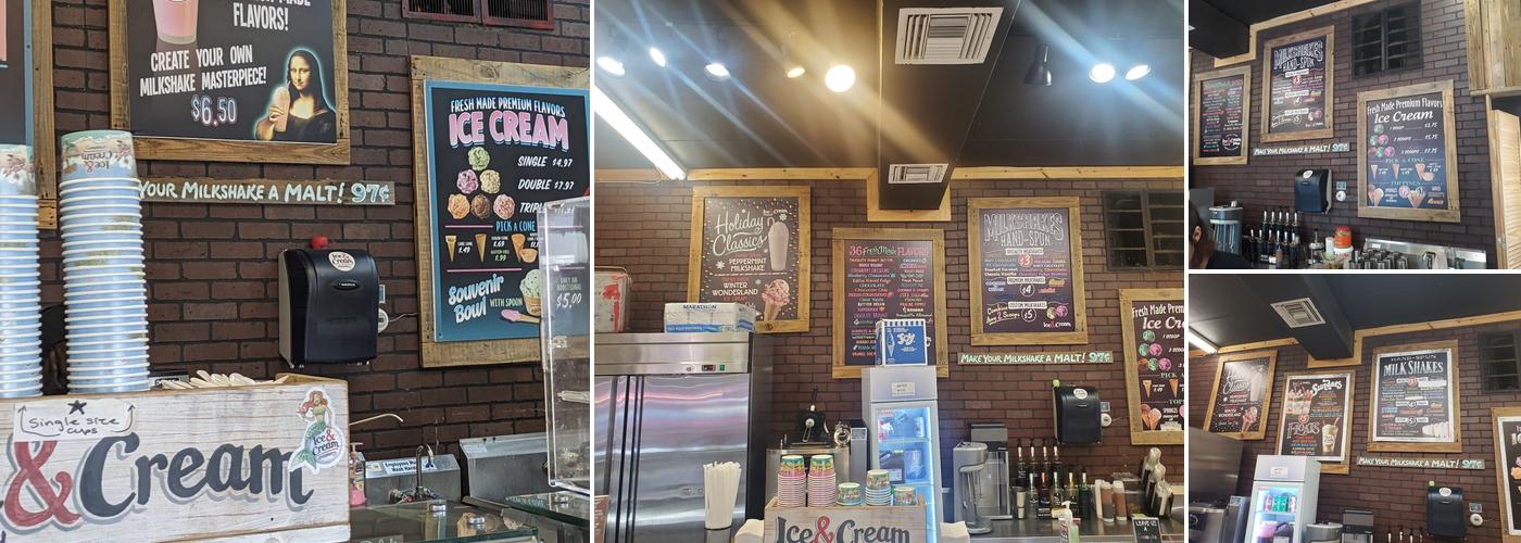 Ice&Cream Creamery Menu