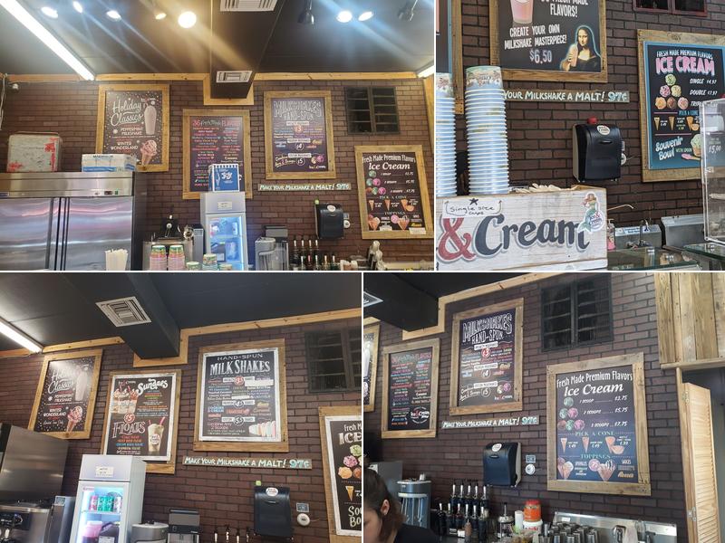 Ice&Cream Creamery Menu