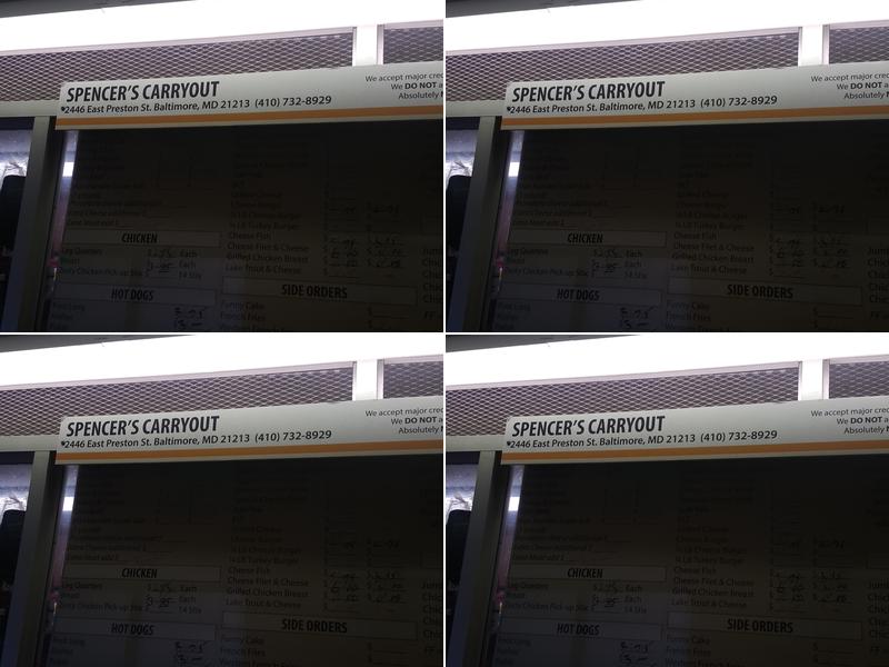 Spencer's Carry Out Menu