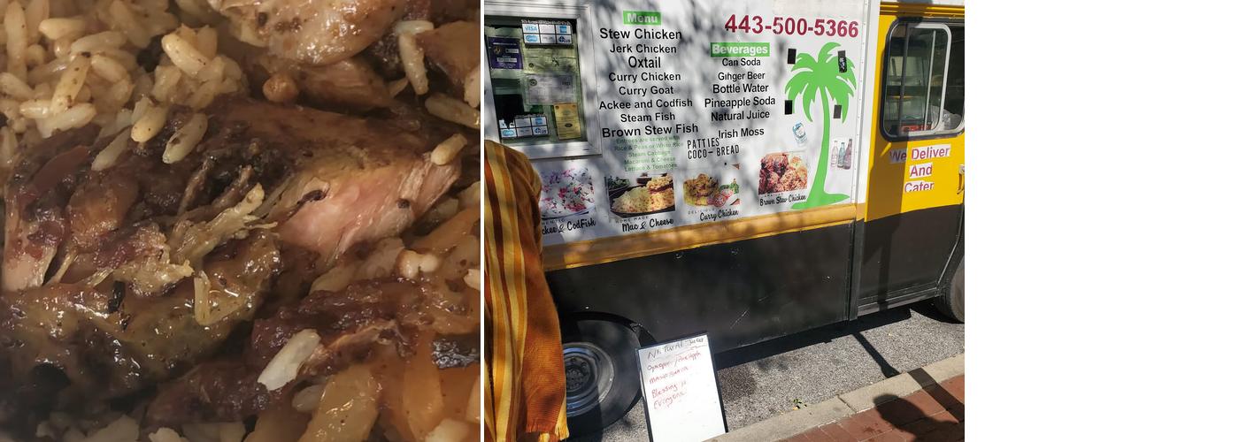 PJs Restaurant On Wheels Menu