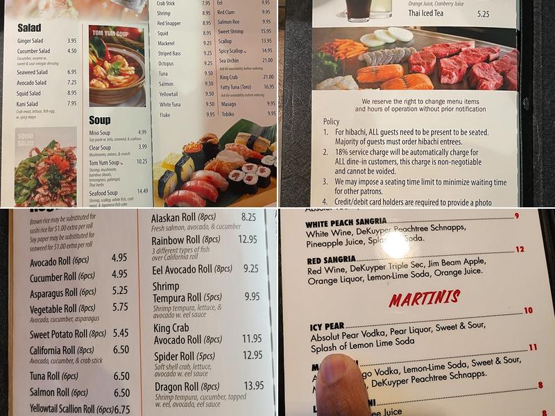 Wu's House Mokena Menu