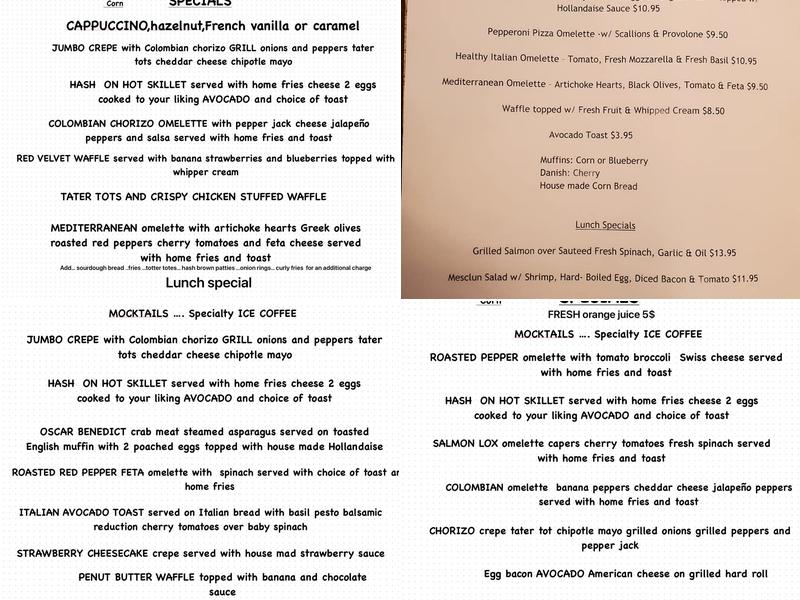 Center St Kitchen Menu