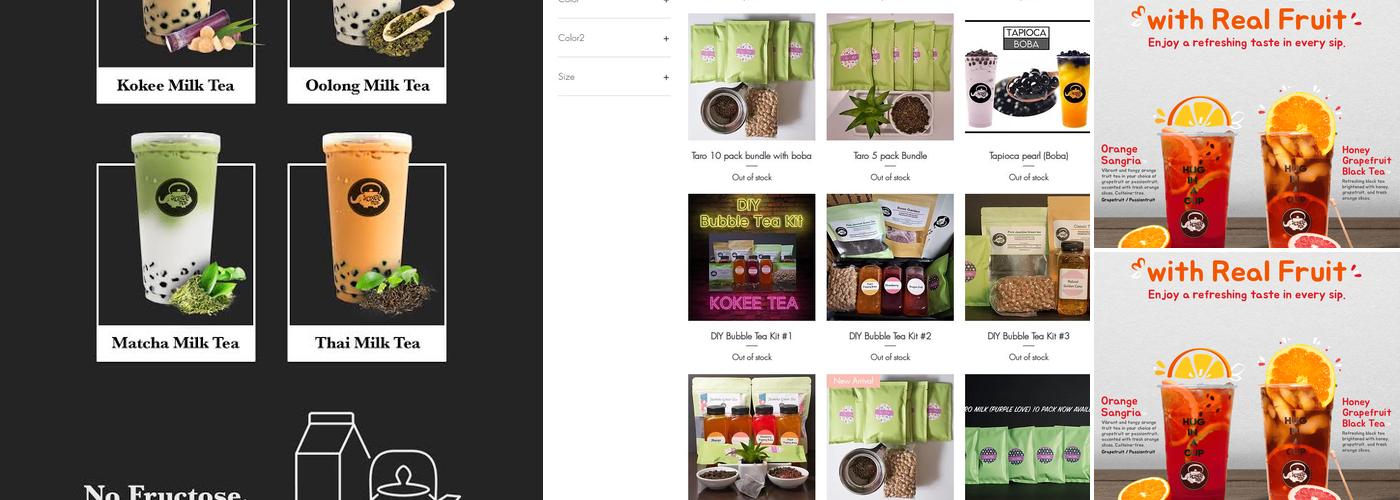 Kokee Tea Menu