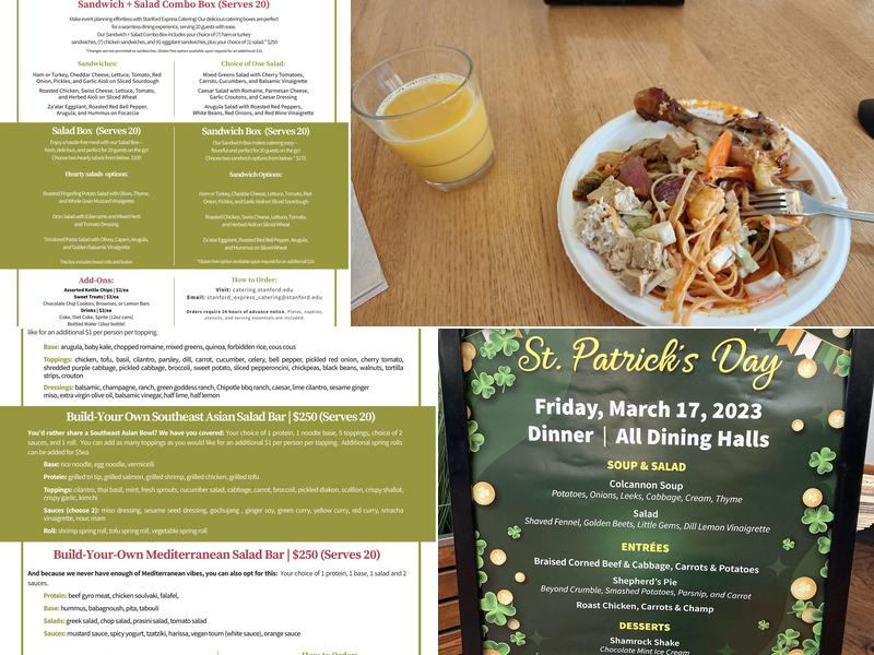 Stern Dining Menu