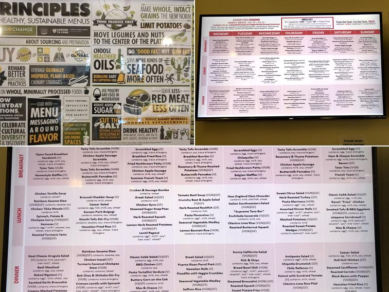 Lakeside Dining Menu