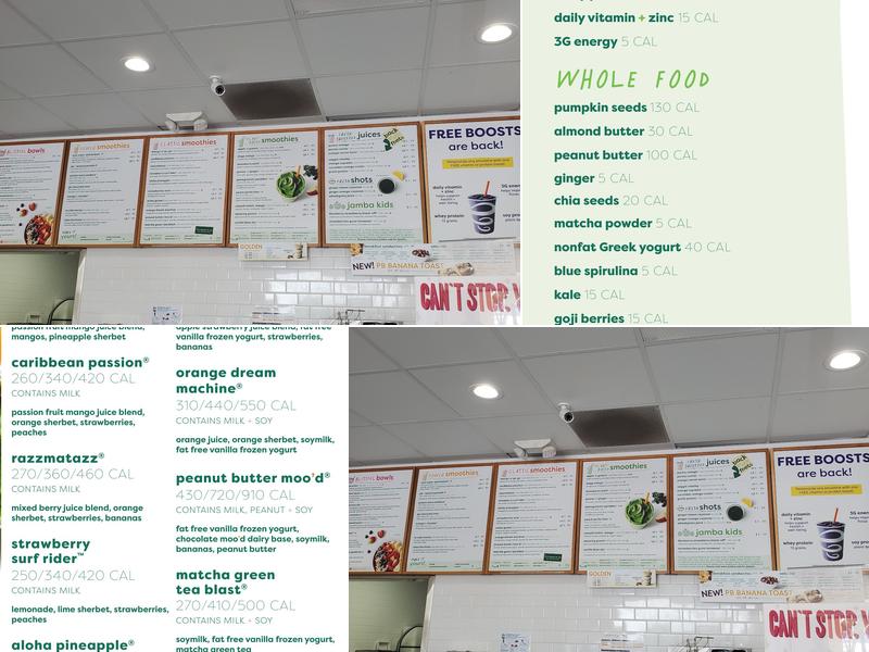 Jamba Menu