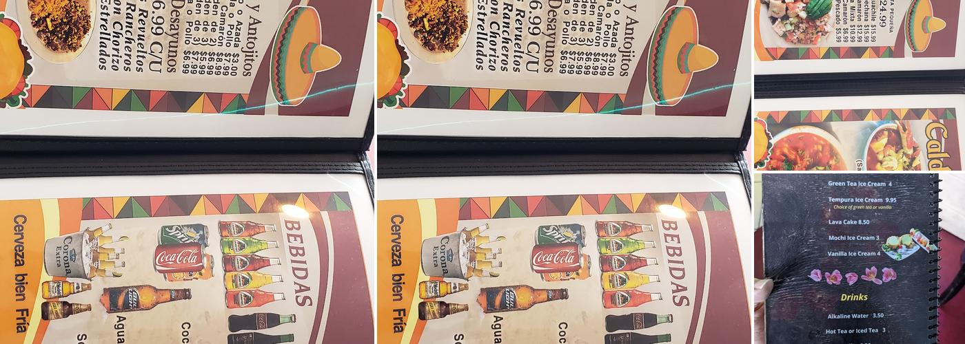 Paraíso Del Mar Menu