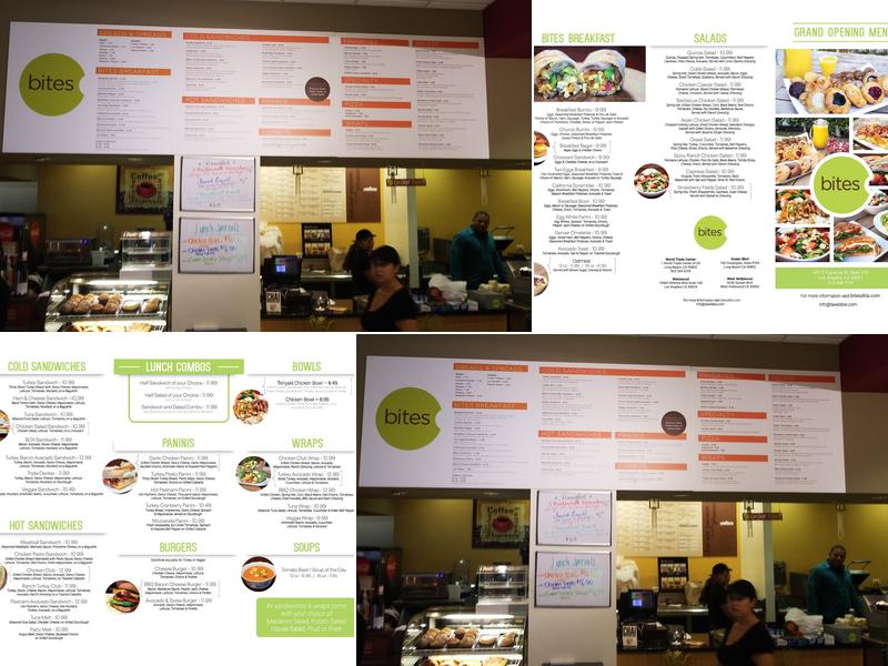 Bites Menu