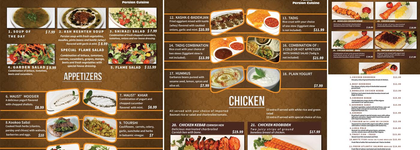 Sholeh Menu
