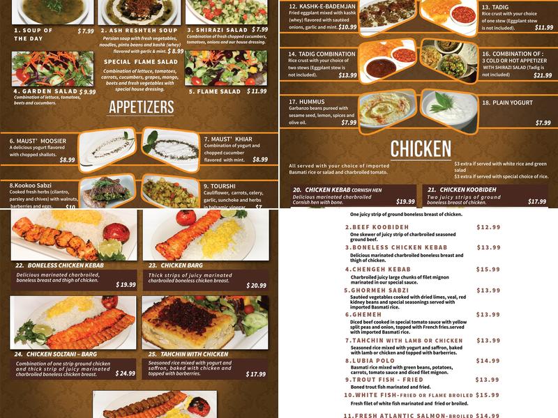 Sholeh Menu