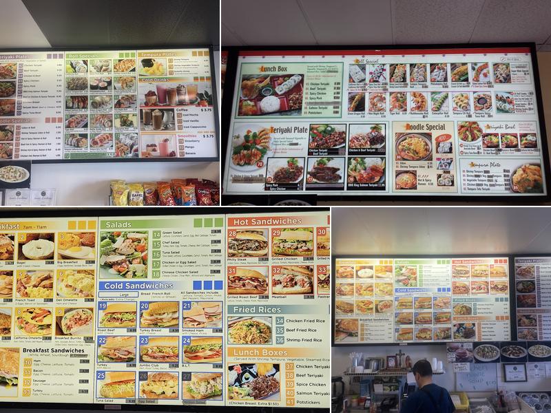 Lunch Box Menu