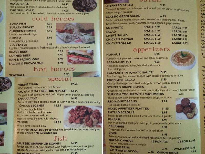 Gyro King #2 Menu