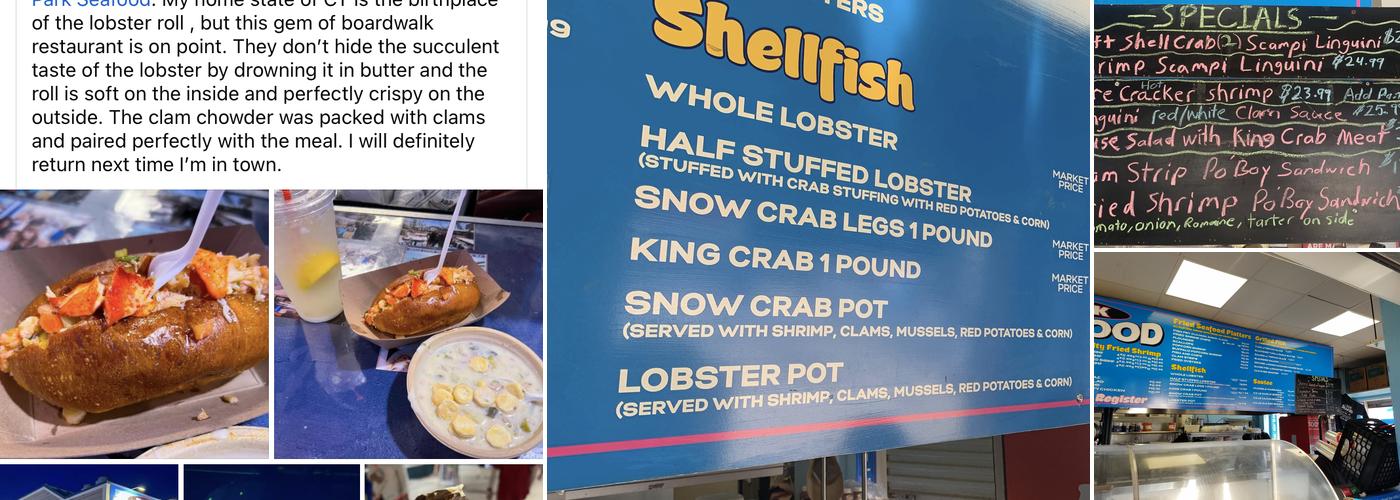 Park Seafood Clam Bar Menu