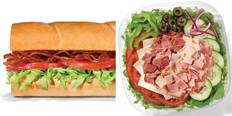 Subway Menu