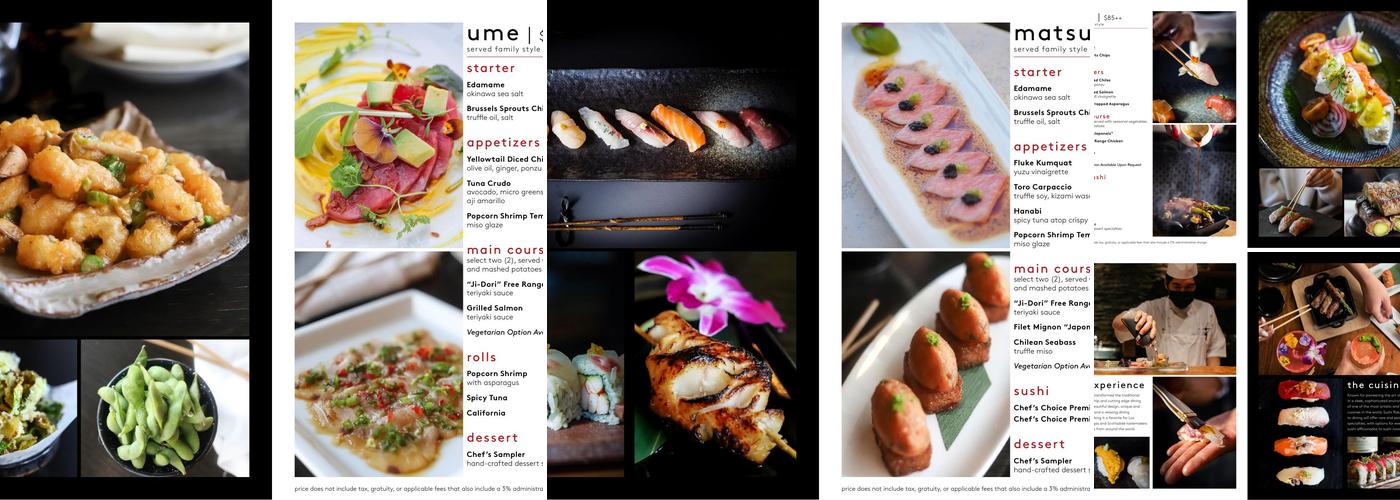 Innovative Dining Group Menu