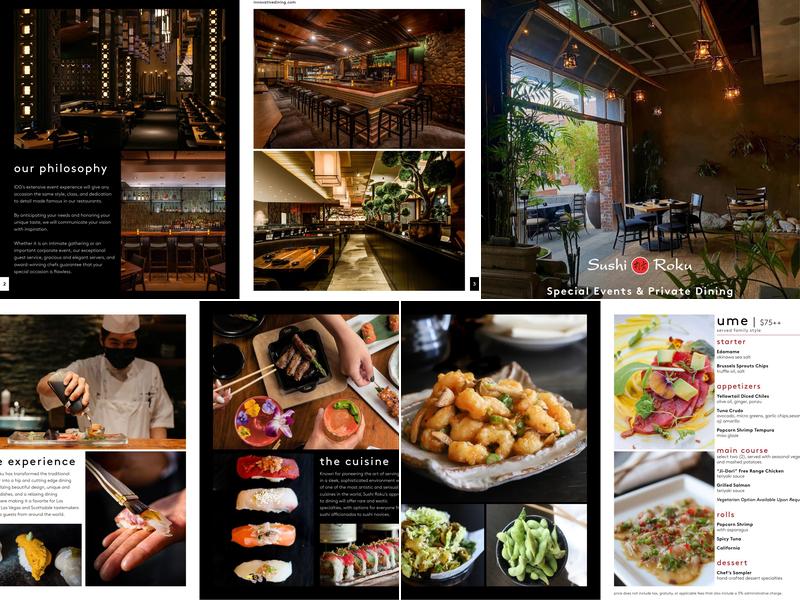 Innovative Dining Group Menu