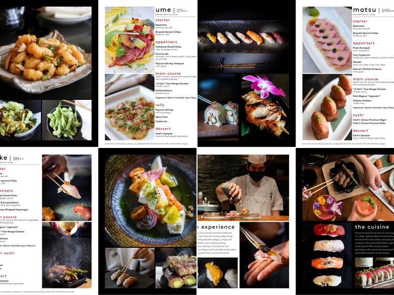 Innovative Dining Group Menu
