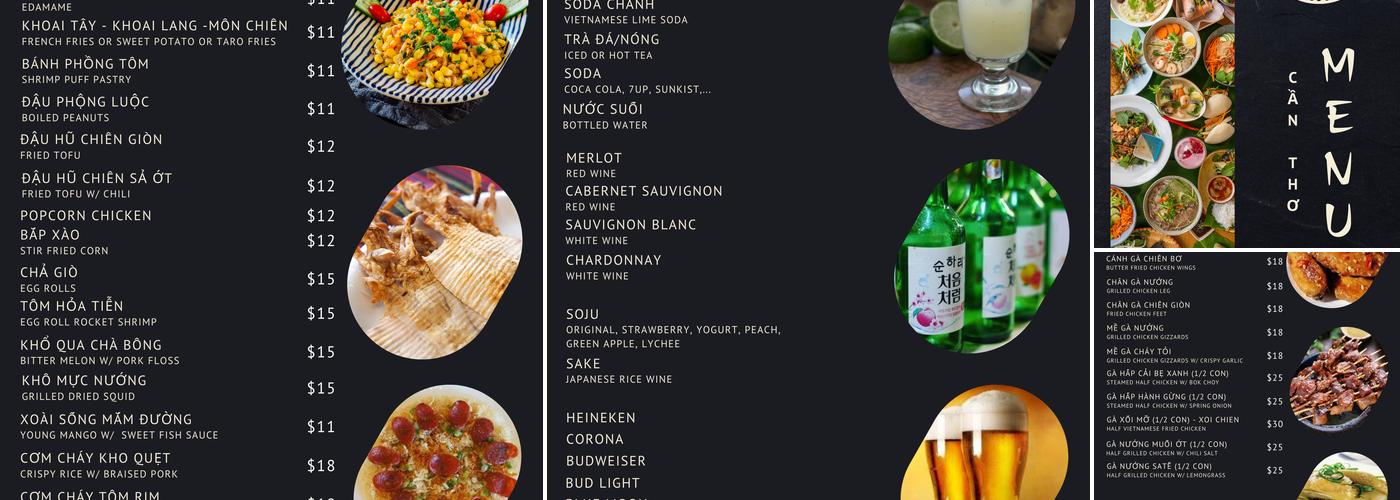 Can Tho Restaurant Menu