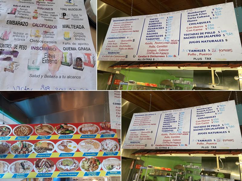 El Jayamitla Menu