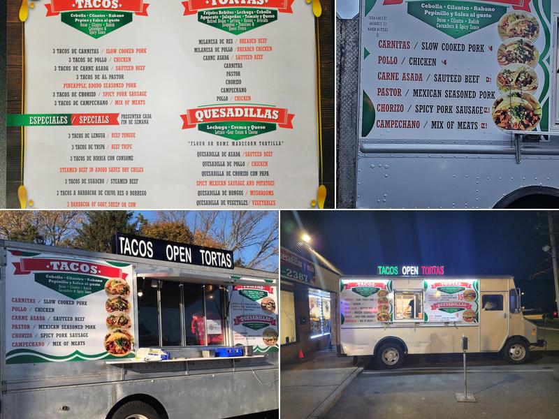 El Morelense Food Truck Menu