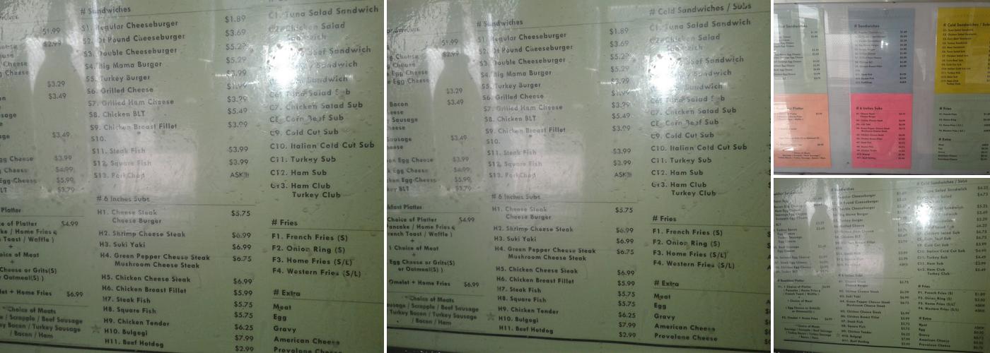 Edmondson Fried Chicken Menu