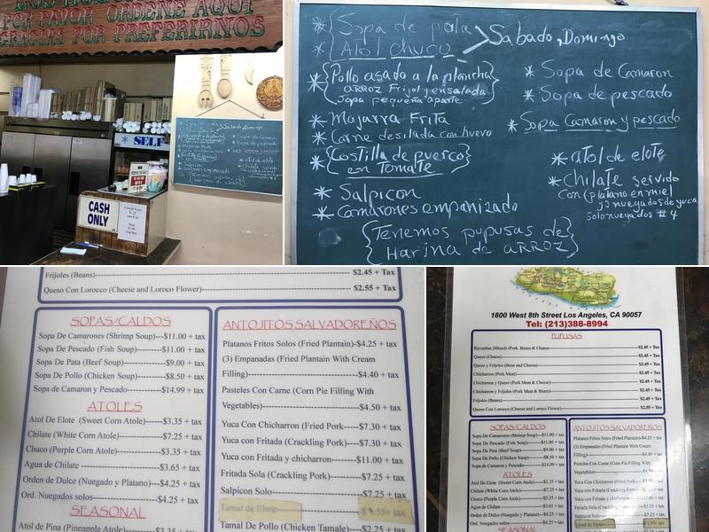 Los Molcajetes Menu