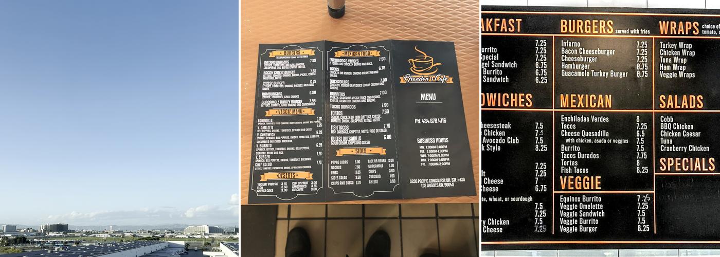 Brandon’s cafe Menu