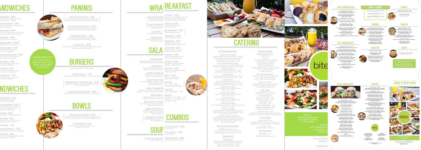 Bites Menu