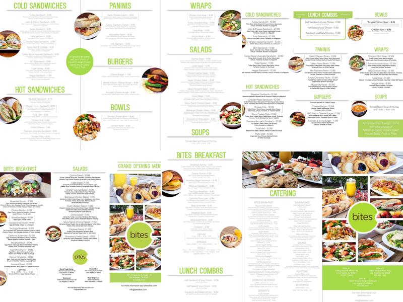 Bites Menu
