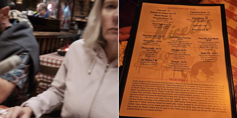 L.A.'S Original Pizzeria Menu