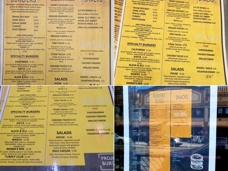 Project Burger Menu