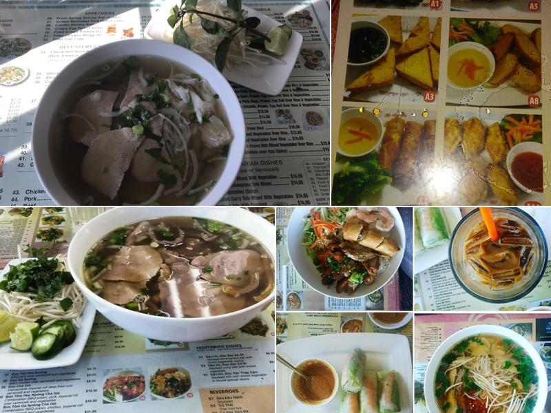 Pho Anh Dao Menu