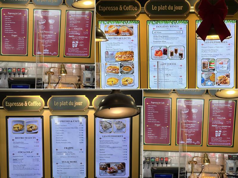 French Street Bistro Menu