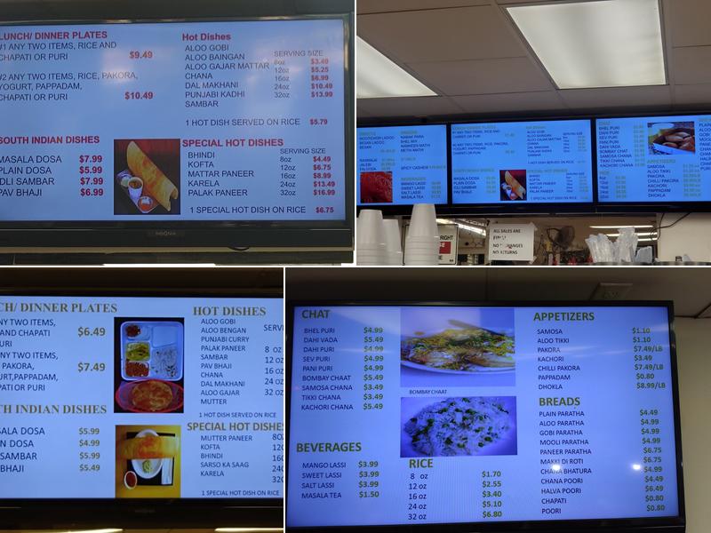 Indian Veg Cuisine Menu