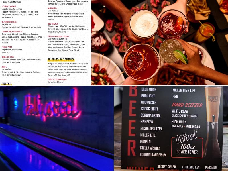 Lucky Strike Hollywood Menu