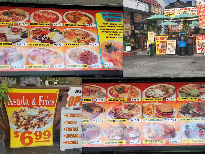 El Rinconcito Monarcas Menu