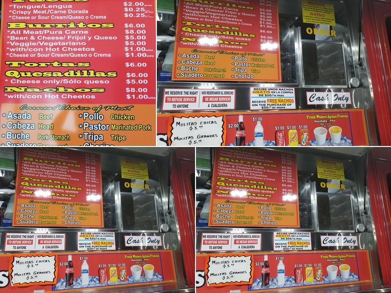 Tacos Y Burritos El Pariente Menu