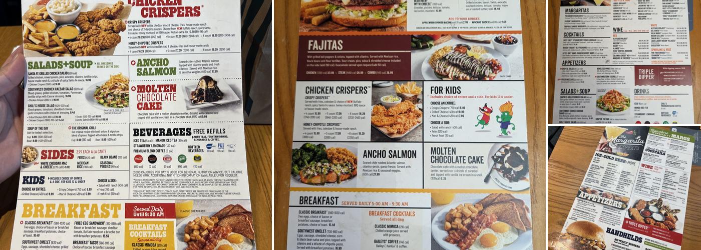 Chili’s B14 Menu