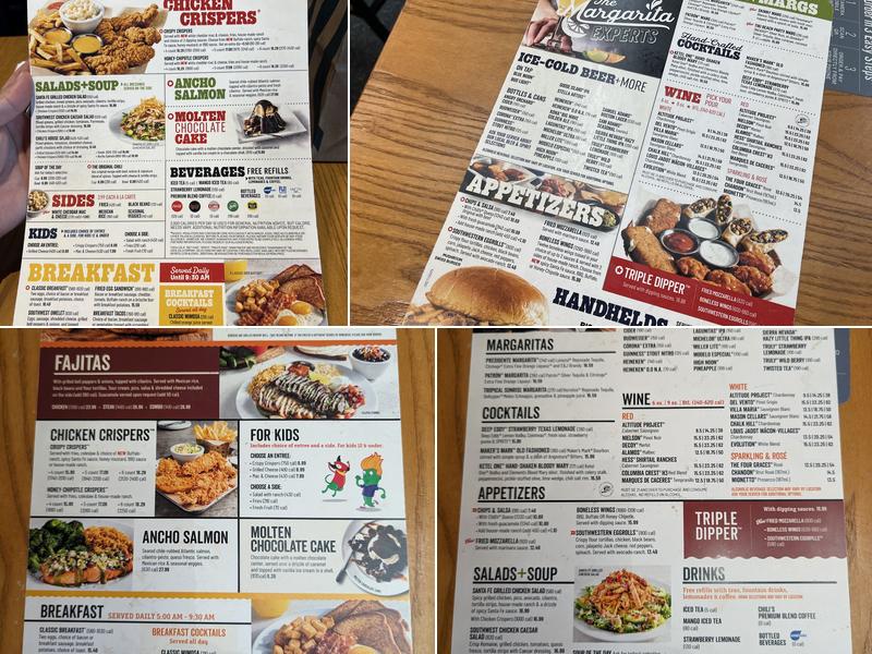 Chili’s B14 Menu