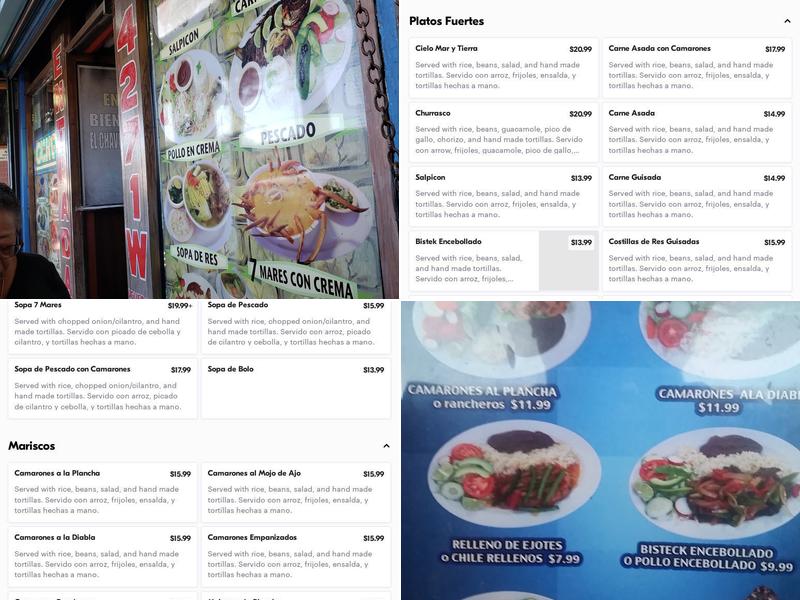 El Chavocho Sports Bar Menu