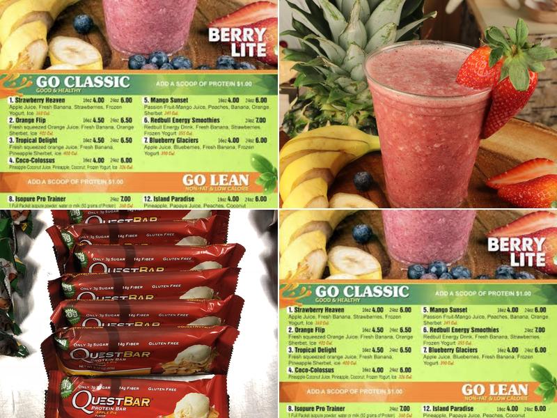 Anders Juice Bar Menu