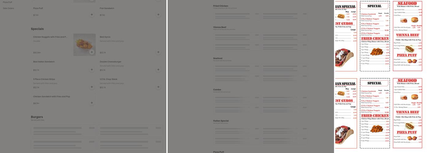 Best Gyros & Subs Menu